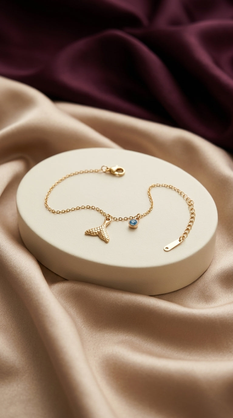 Ocean Tail Anklet