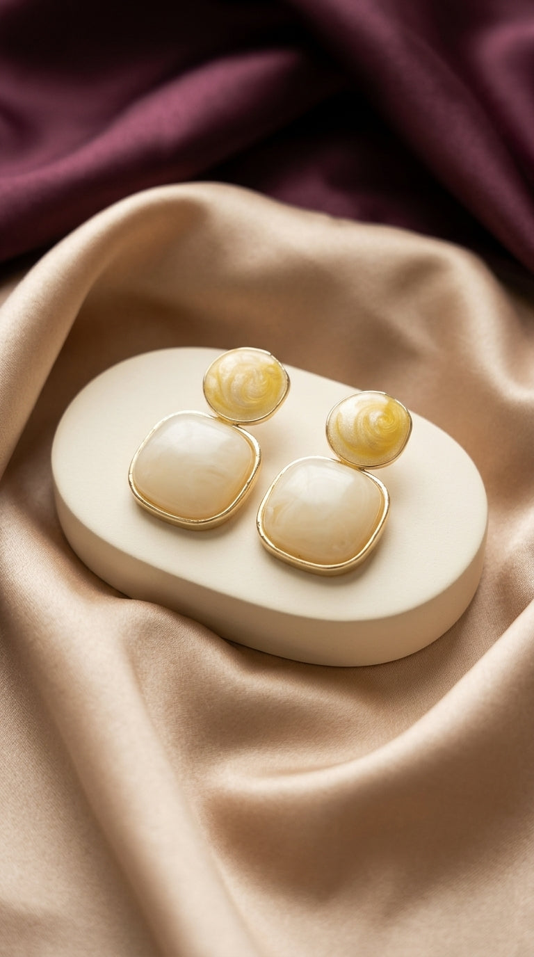 Champagne Glow Earrings