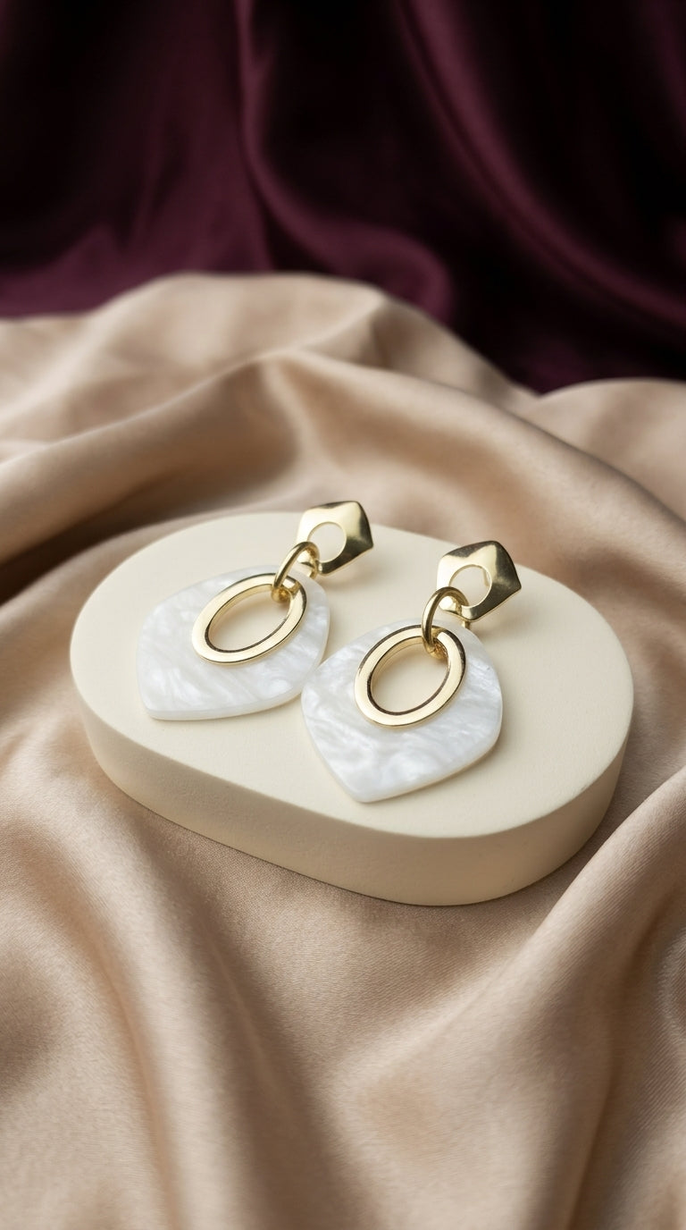 Ivory Aura Earrings