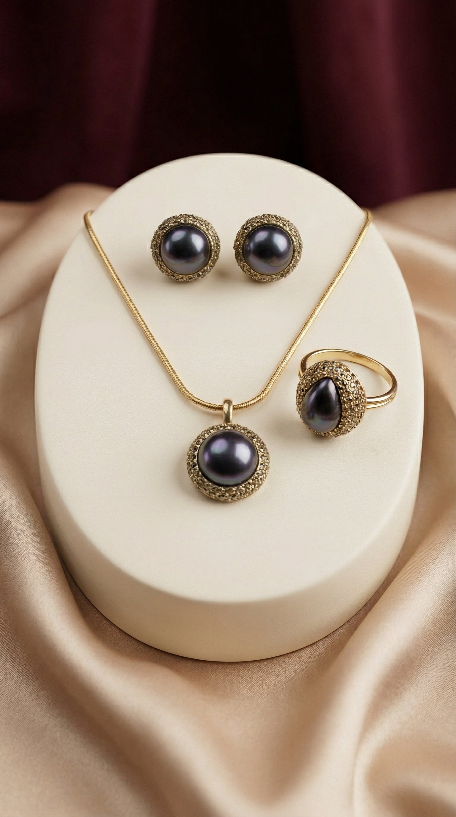 925 Sterling Silver Zerqis Set
