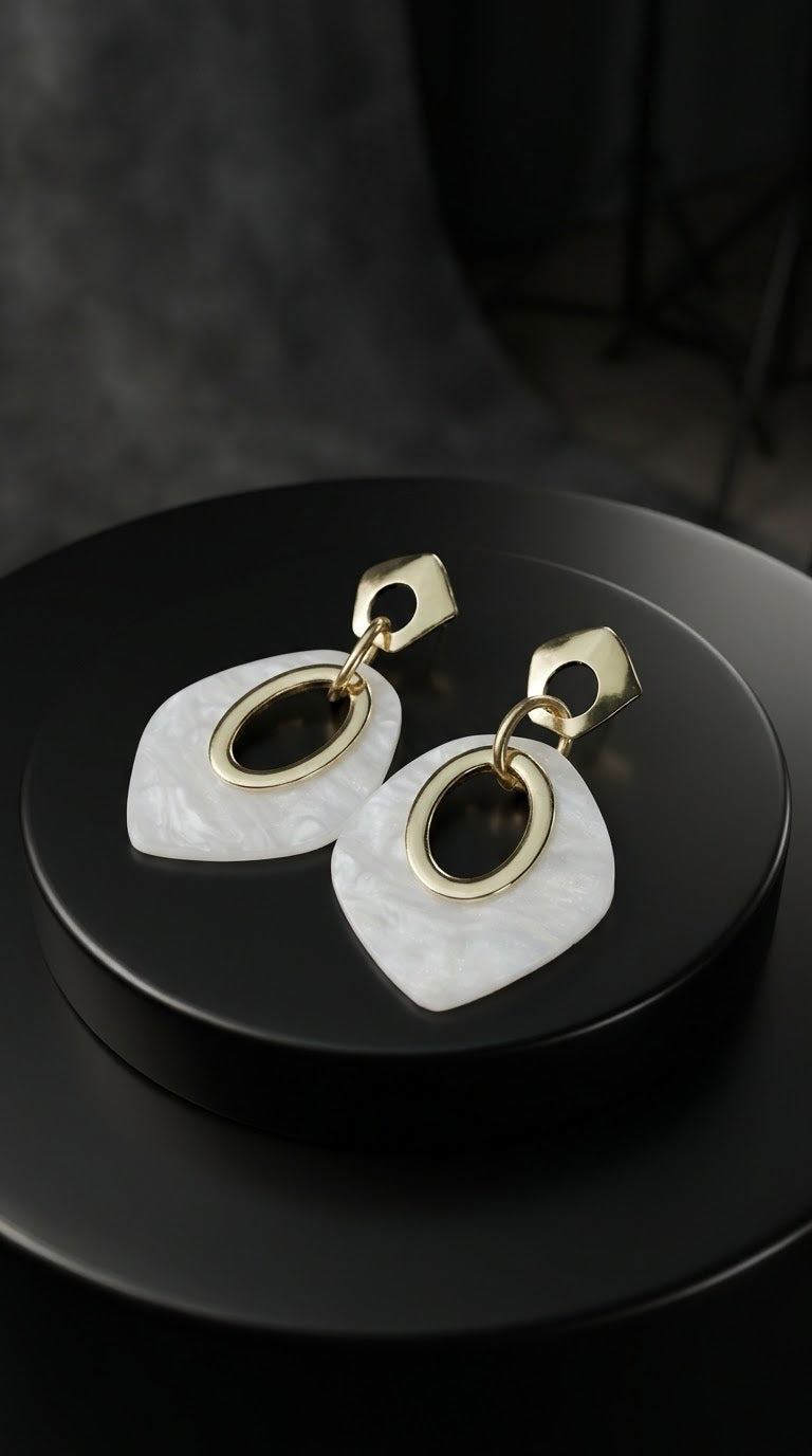 Ivory Aura Earrings