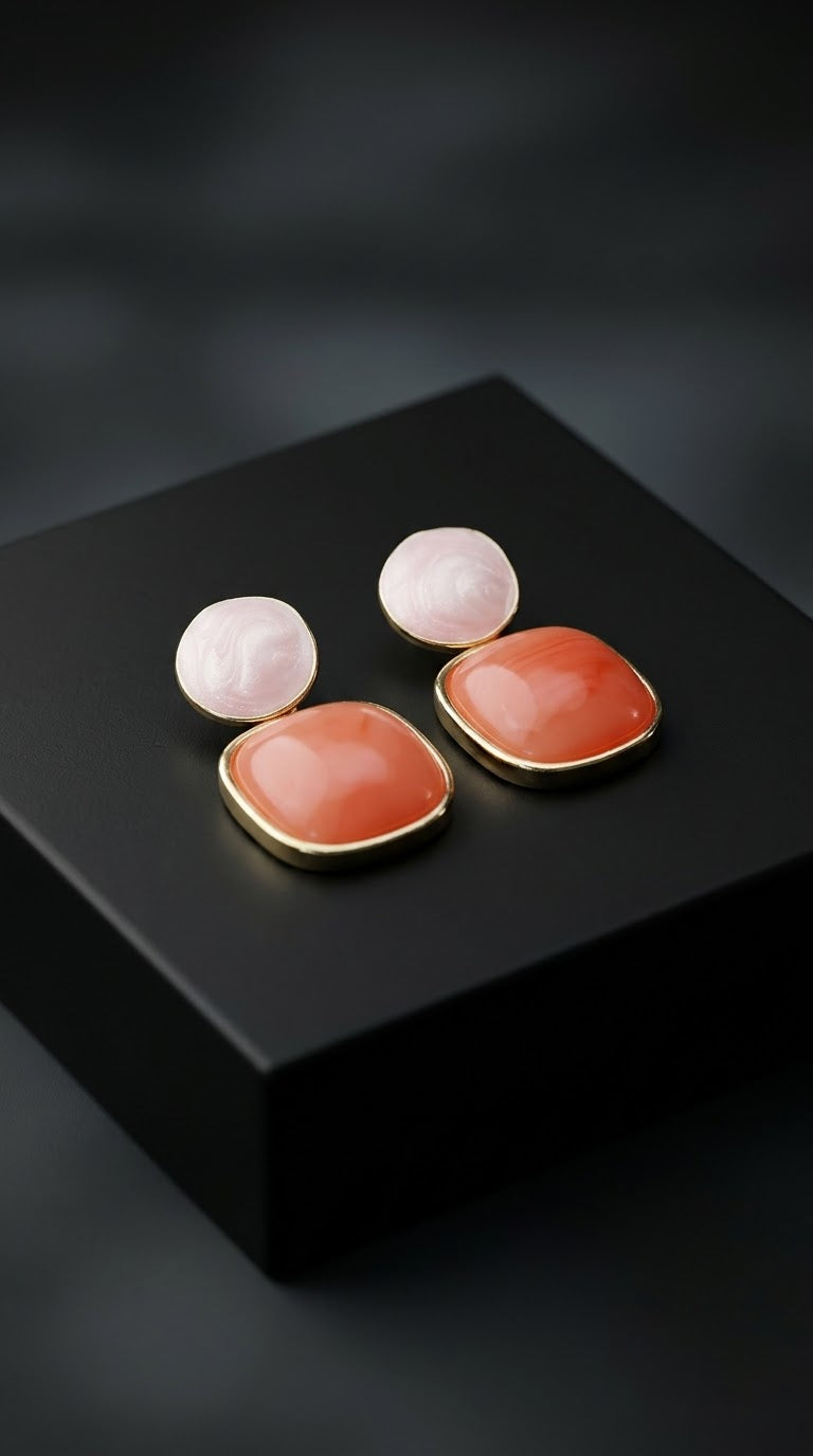 Coral Blush Earrings