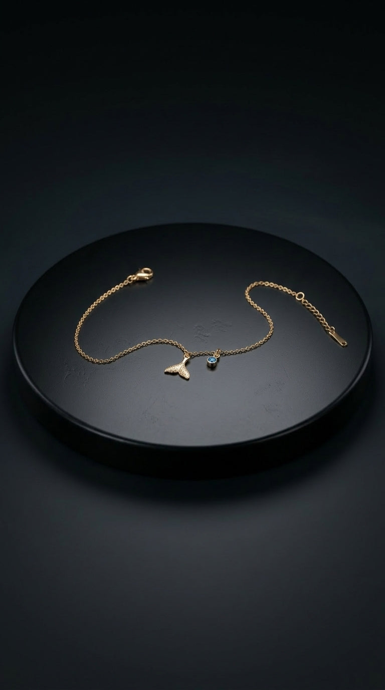 Ocean Tail Anklet