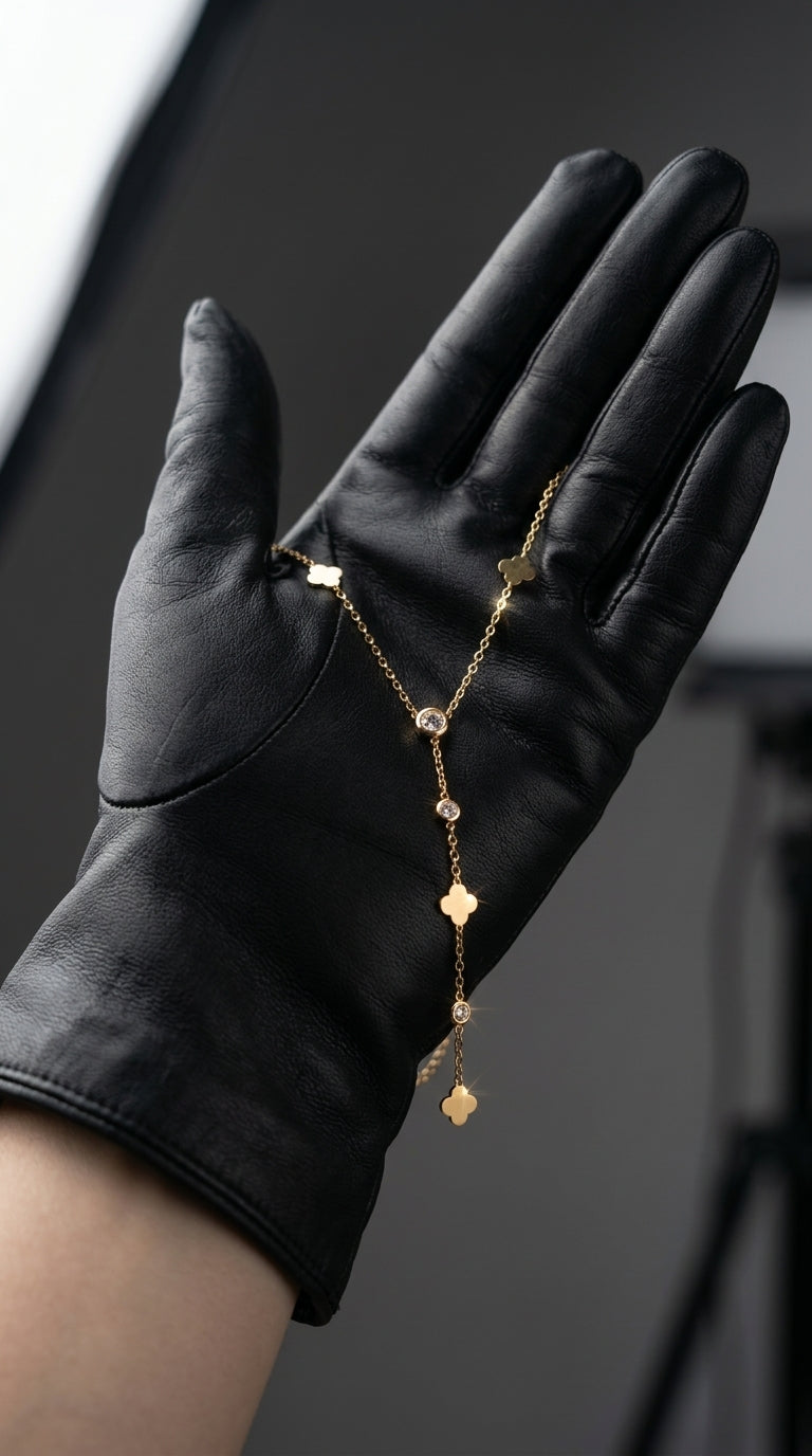 Clover Drop Necklace