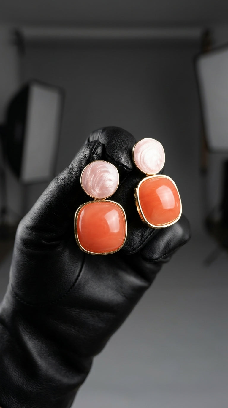 Coral Blush Earrings