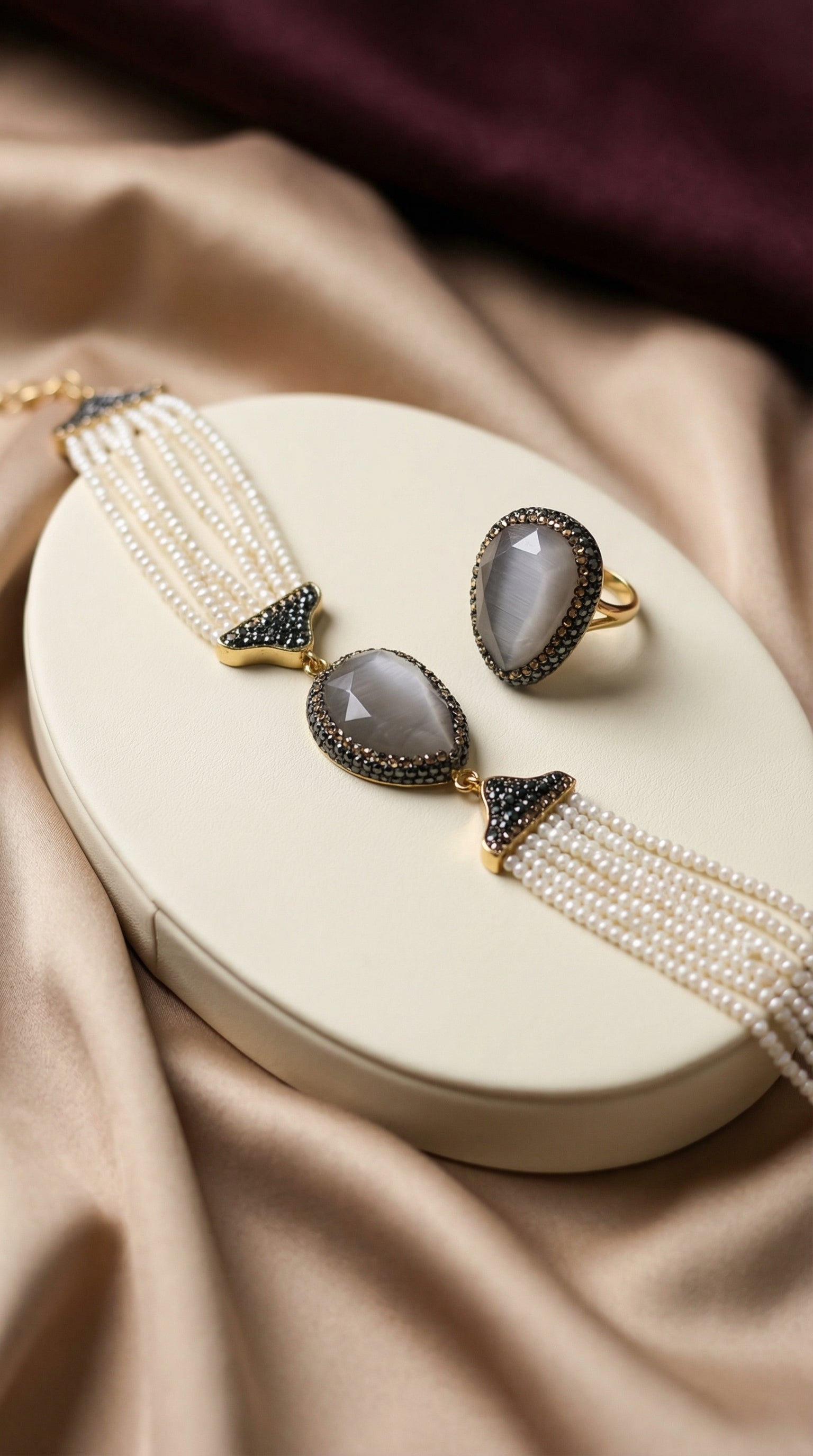 Turkish Jewellery Set Asalet Set Pakistan | BlingnFair