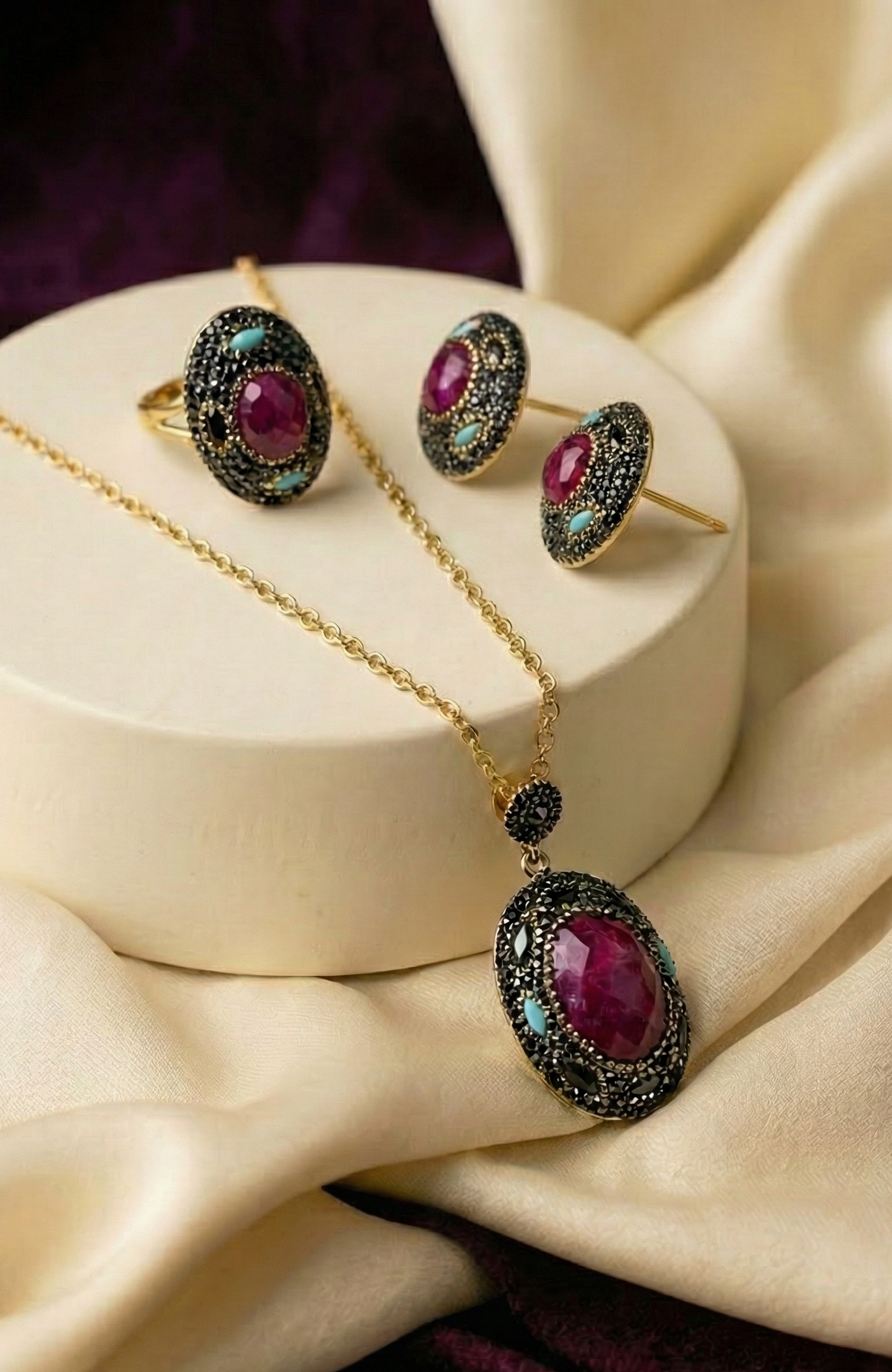 Turkish Jewellery Set Eser Set Pakistan | BlingnFair