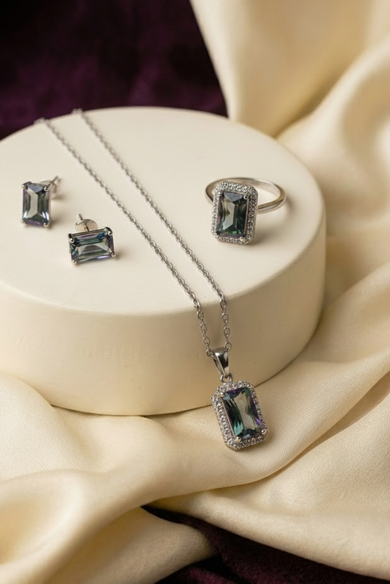 Turkish Jewellery Set Ayna Set Pakistan | BlingnFair